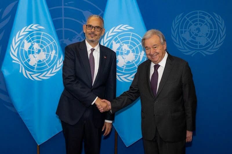 Sécurité, Élections et développement économique: Alix DSidier Fils-Aimé rencontre le secrétaire général António Guterres