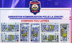 Changement de plaques pour les véhicules roulant de la PNH